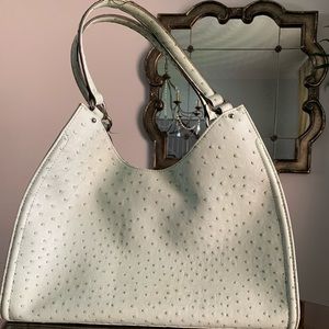 Light Mint Green Textured Large Handbag